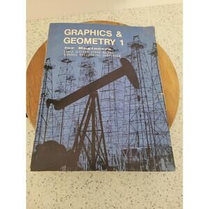 Vintage 1975 Graphics & Geometry 1 For Engineers Workbook Creative Publishers